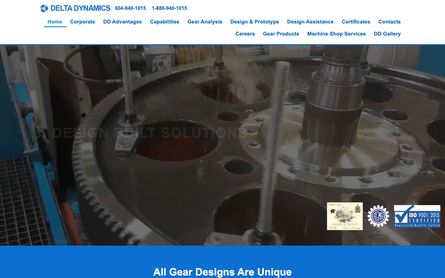 The current homepage